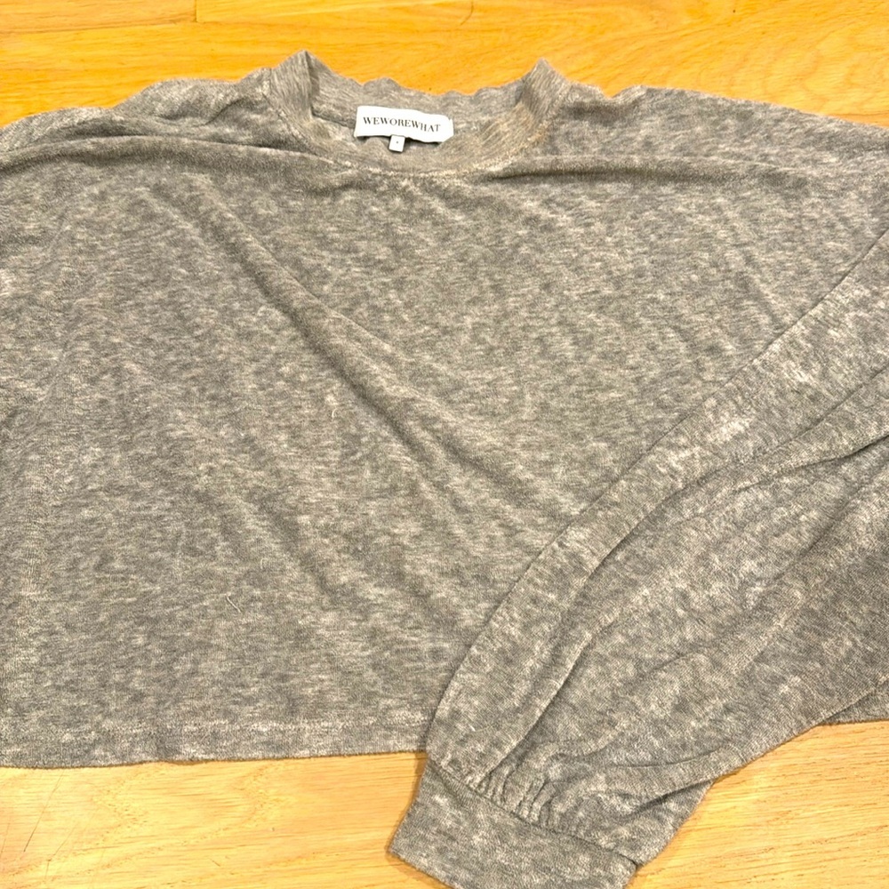 We Wore What crop long sleeve
